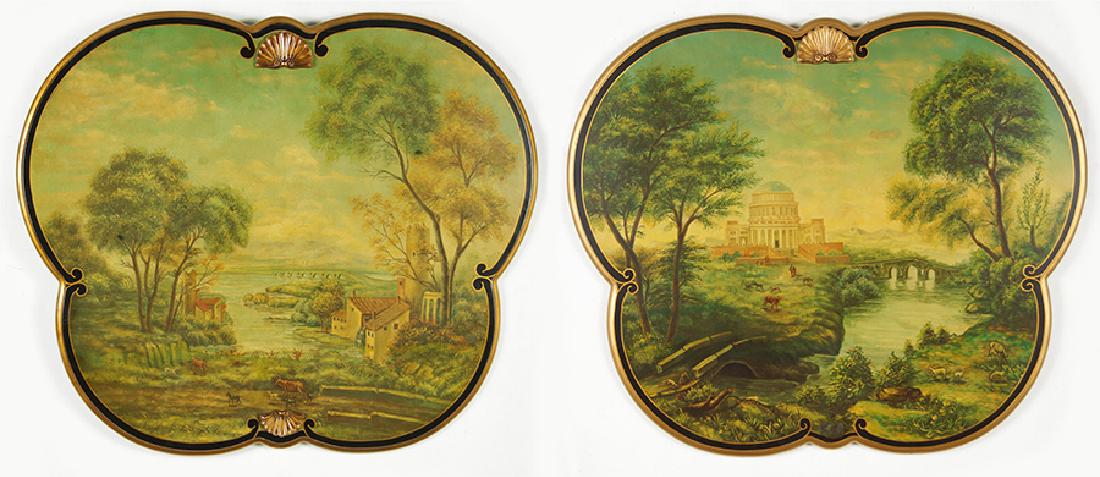 Two Decoupage Panels. (1 of 1)