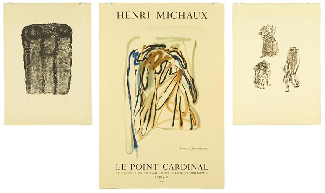 Henri Michaux (French, 1899-1984) Two Lithographs. (1 of 1)