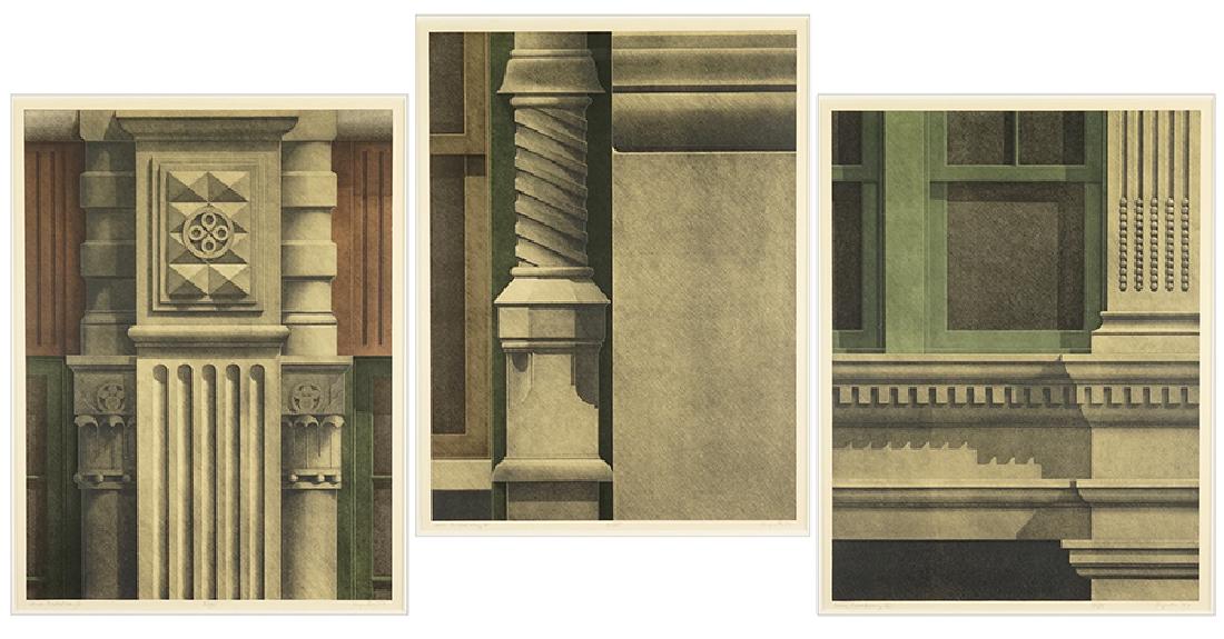 Hugh Kepets (American, B. 1946) Lower Broadway I, II, (1 of 1)