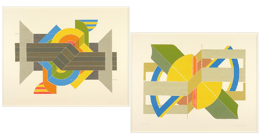 Thomas Barrett (American, 20th Century) Two Works. (1 of 1)