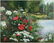 Stefan (American, 20th Century) Flowers at Pond's Edge.