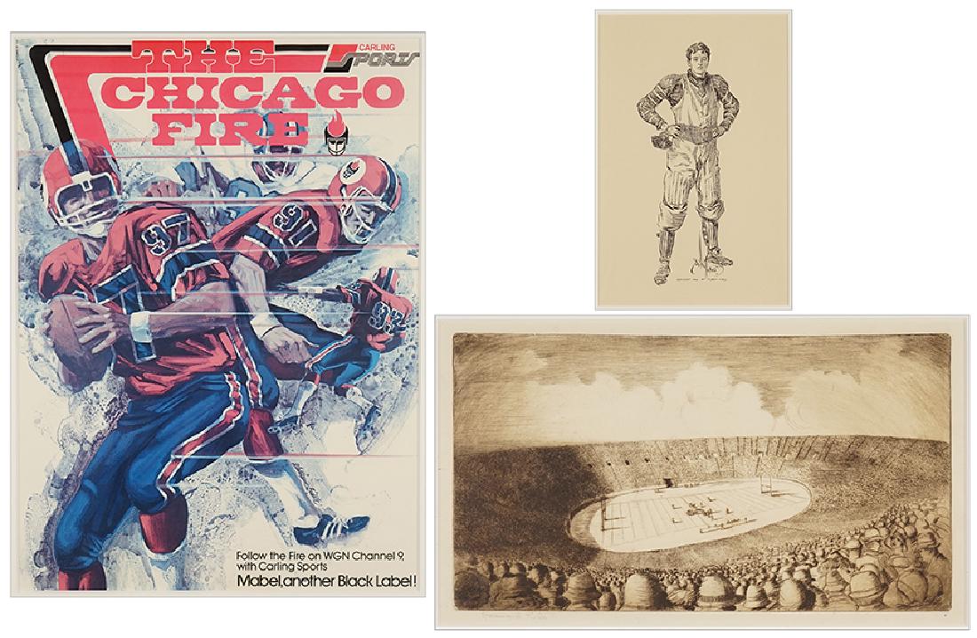 Rosamund Tudor (American, 1878-1949) Football Stadium. (1 of 1)