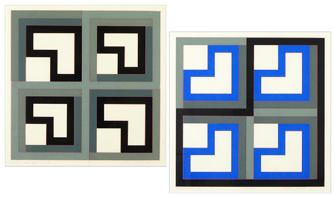 Gordon House (British, 1932-2005) Series 40 cm A and B. (1 of 10)