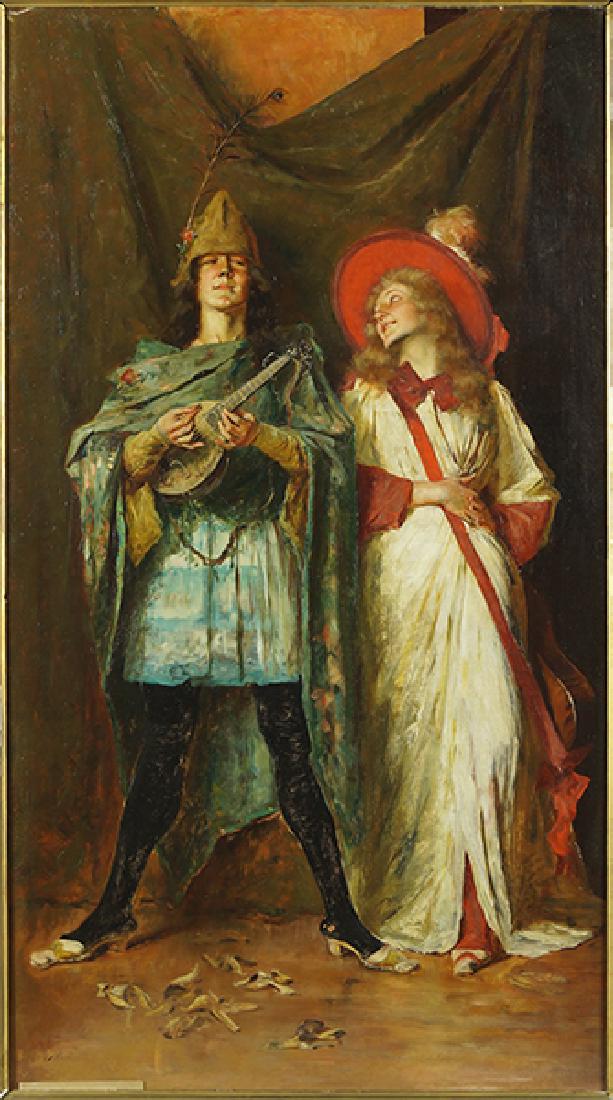 Artist Unknown (American, 19th/20th Century) Two Actors (1 of 2)