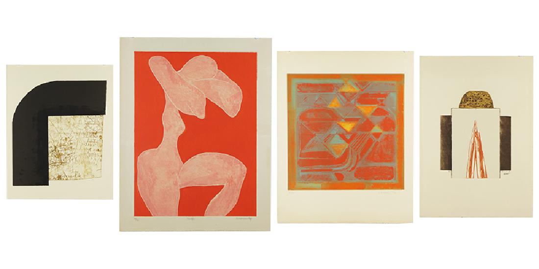 Four Contemporary Prints. (1 of 1)