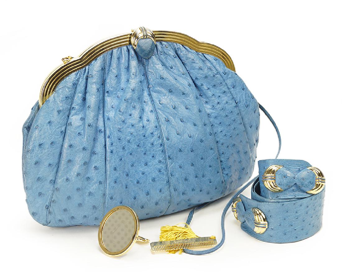 A Judith Leiber Ostrich Handbag. (1 of 1)