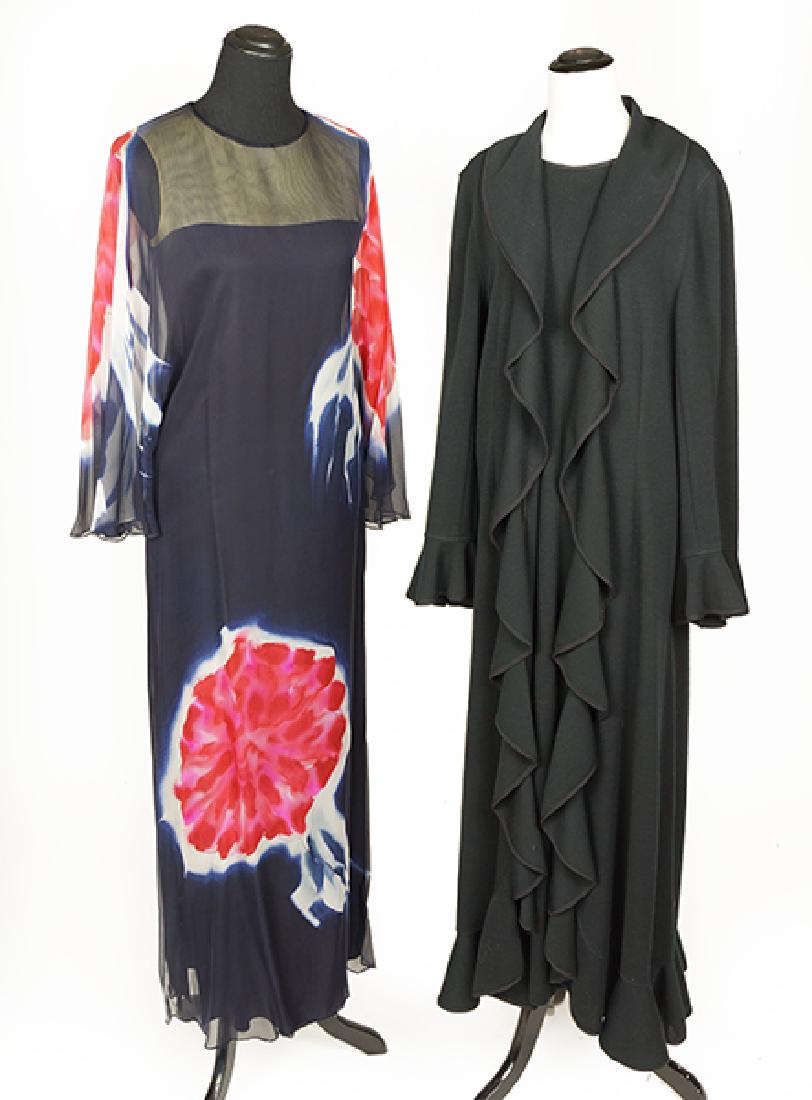 A Yolanda Black Wool Ensemble. (1 of 1)