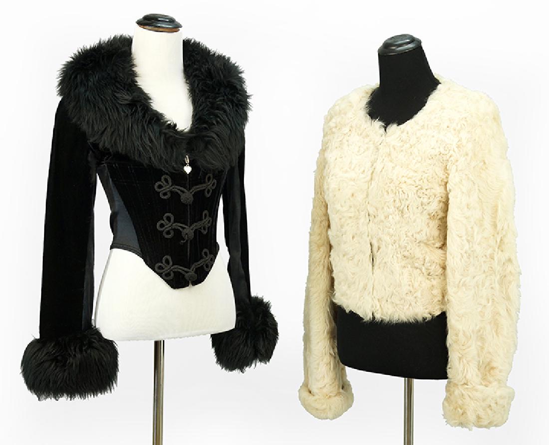 A White Lamb Fur Jacket. (1 of 1)