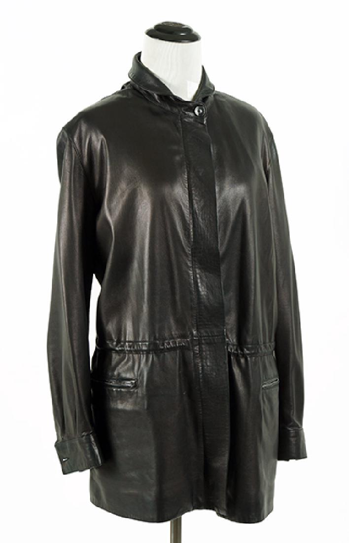 A Loro Piana Leather Jacket. (1 of 2)