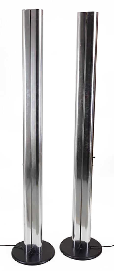 A Pair of Gianfranco Frattini 'Megaron' Halogen Floor (1 of 1)