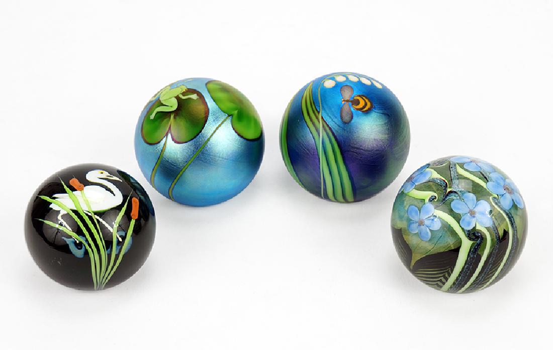 Four Orient & Flume Paperweights. (1 of 4)