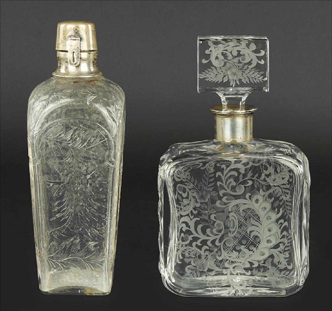A Hawkes Etched Crystal Decanter. (1 of 1)