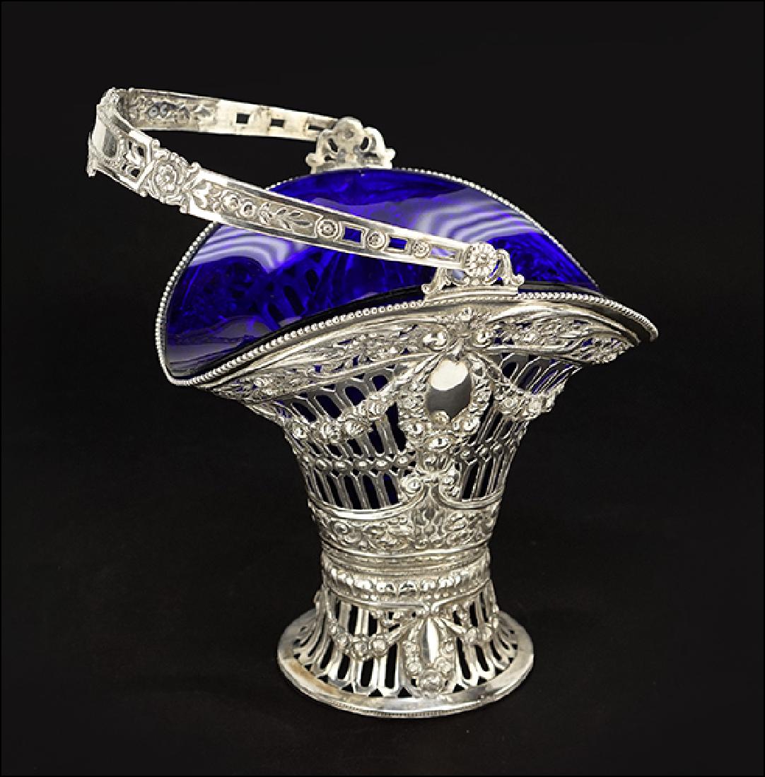 A German .800 SIlver Wedding Basket. (1 of 1)
