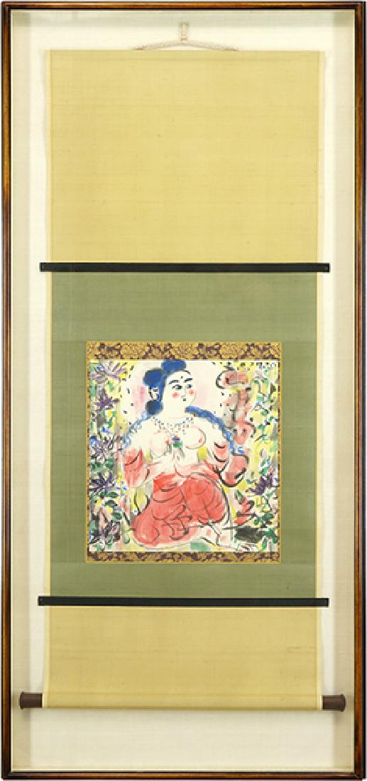 Shiko Munakata (Japanese, 1903-1975) Benten-Benaiten, (1 of 8)