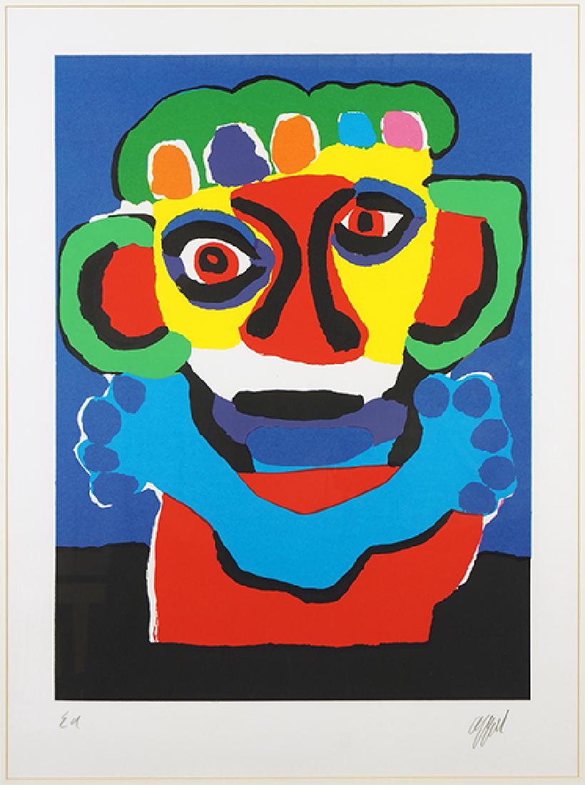 Karel Appel (Dutch, 1921-2006) Personnage. (1 of 1)