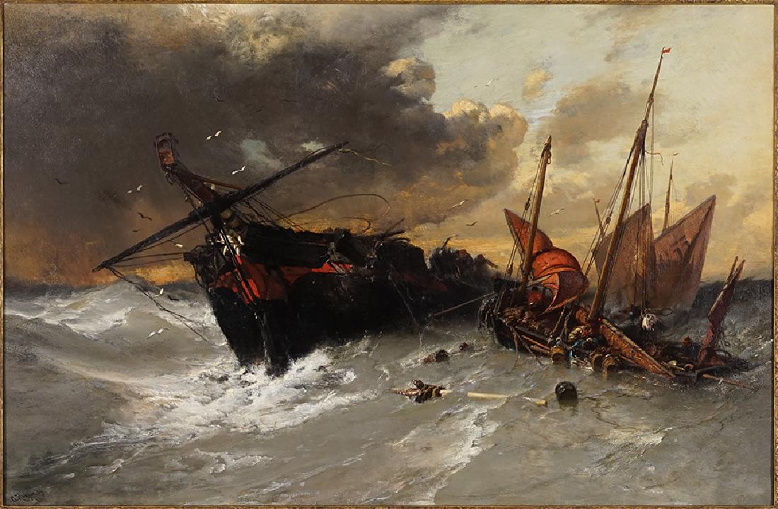 Charles Hoguet (French, 1821-1870) After the Storm. (1 of 1)