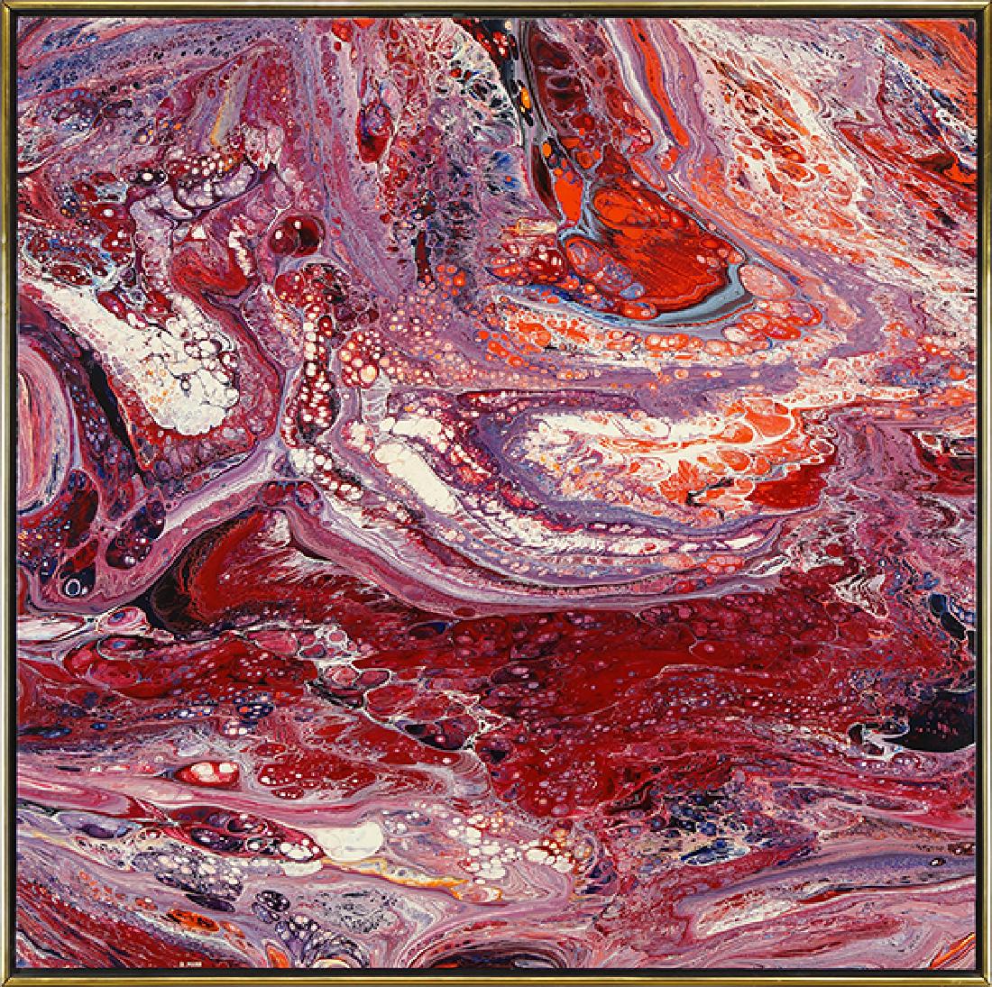 Richard Mann (American, 20th Century) Red Composition. (1 of 3)