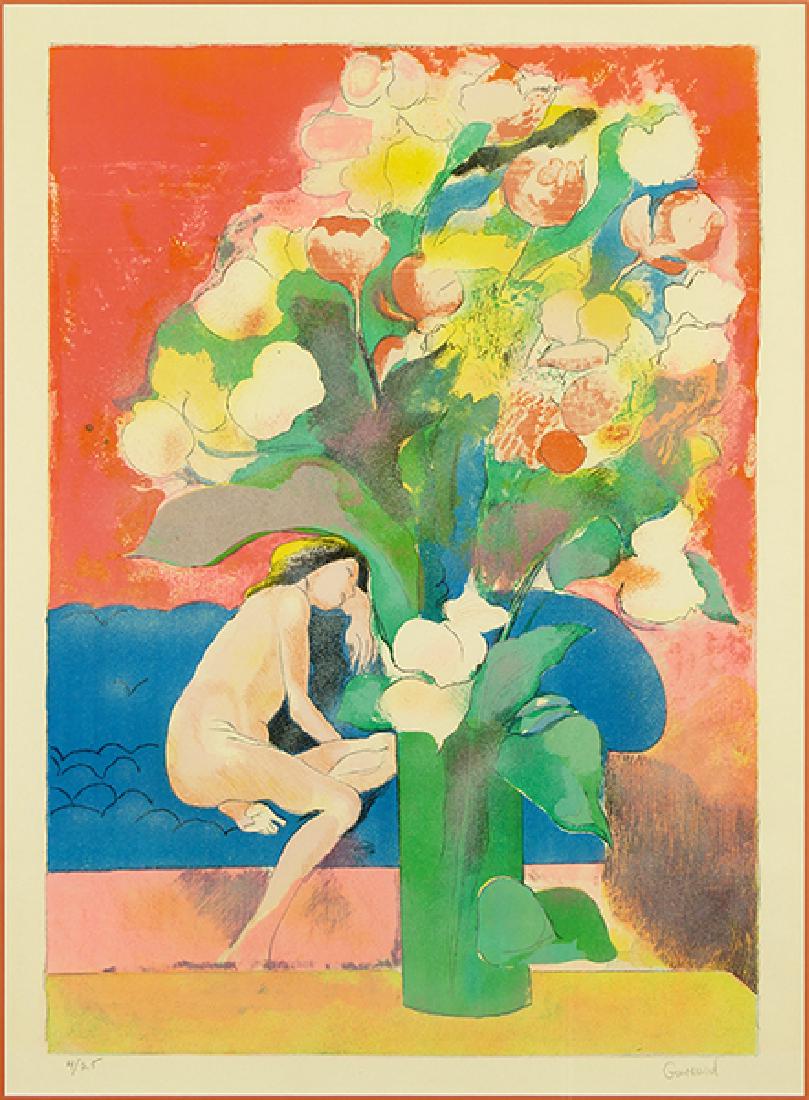 Paul Guiramand (French, 1926-2007) Bouquet de Fleurs (1 of 2)