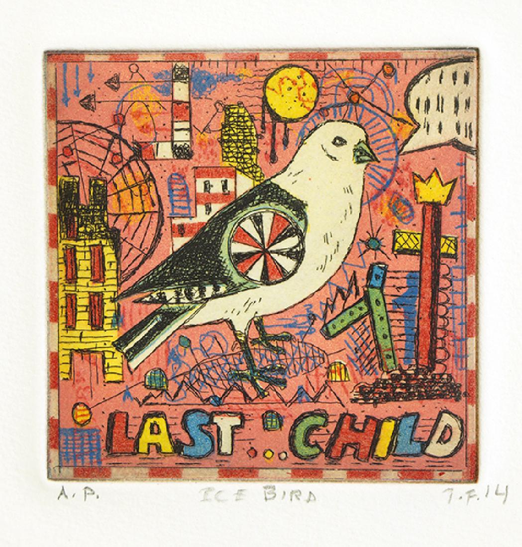 Tony Fitzpatrick (American, B. 1958) Ice Bird. (1 of 1)
