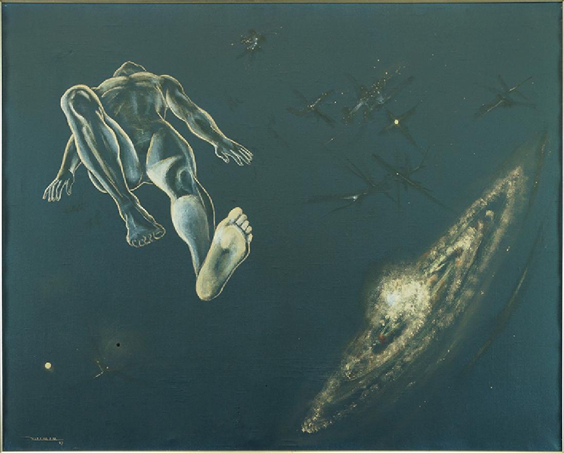 Leonardo Nierman (Mexican, B. 1932) Title Unknown. (1 of 2)