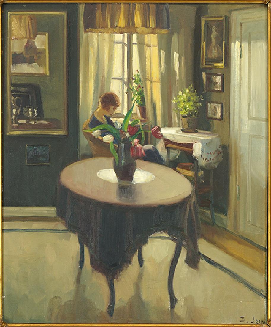 Artist Unknown Interior Scene. (1 of 10)