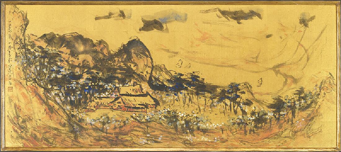 Jiang Eshi (Chiang Er-Shih) (Chinese, 1913-1972) Spring (1 of 2)