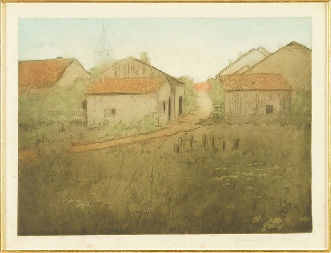 Manuel Robbe (French, 1872-1936) Village. (1 of 1)