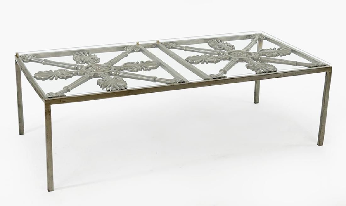 An Iron Cocktail Table. (1 of 2)