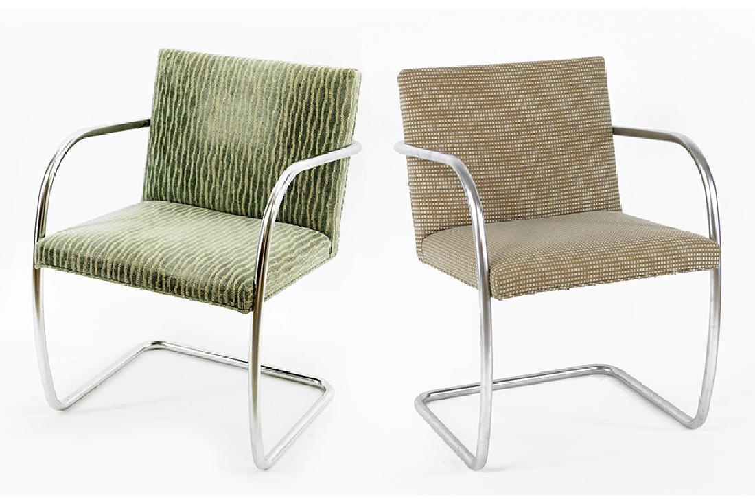A Set Of Five Checkered Mies Van Der Rohe For Knoll BRN (1 of 1)
