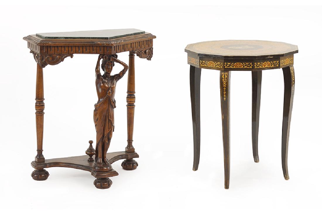 A Mahogany Console Table. (1 of 1)