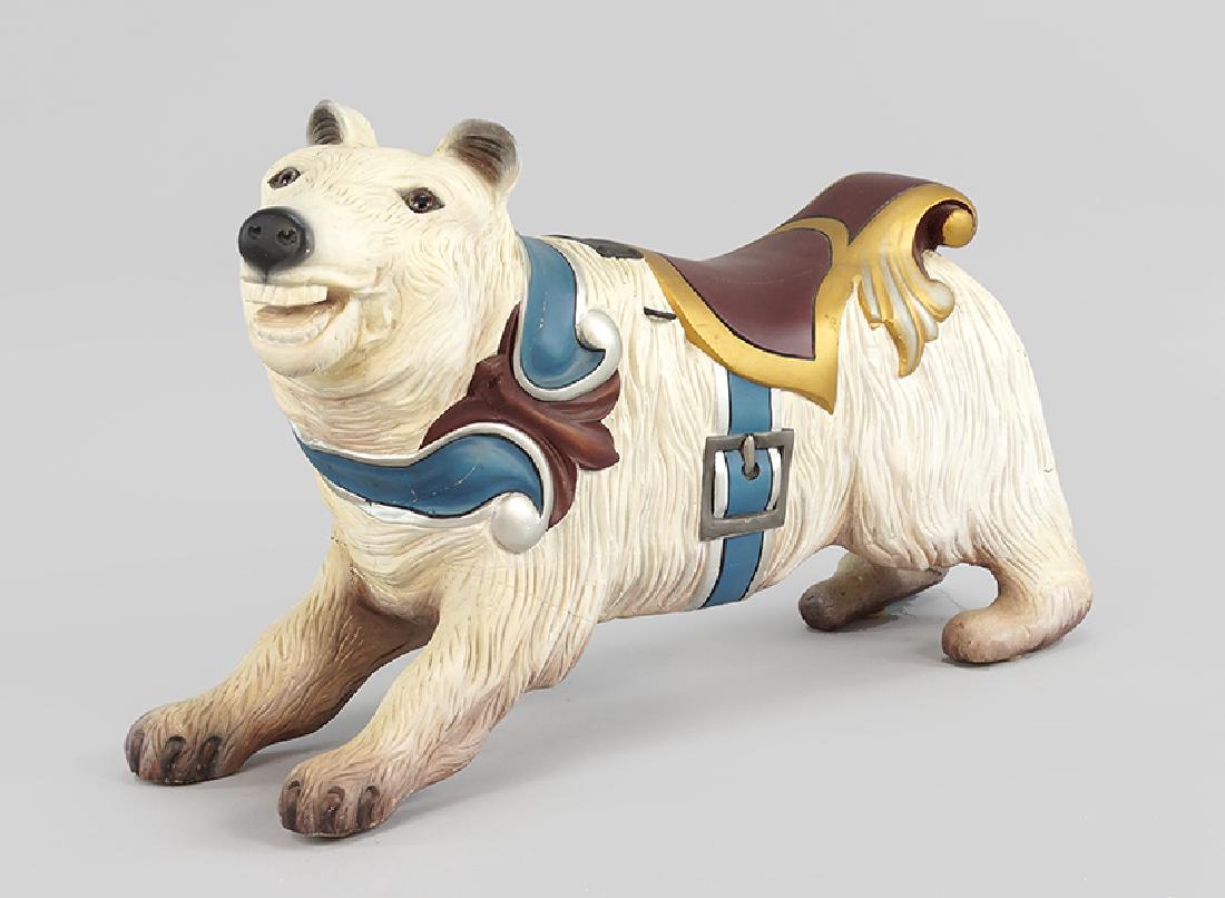 An English Carousel Bear. (1 of 1)