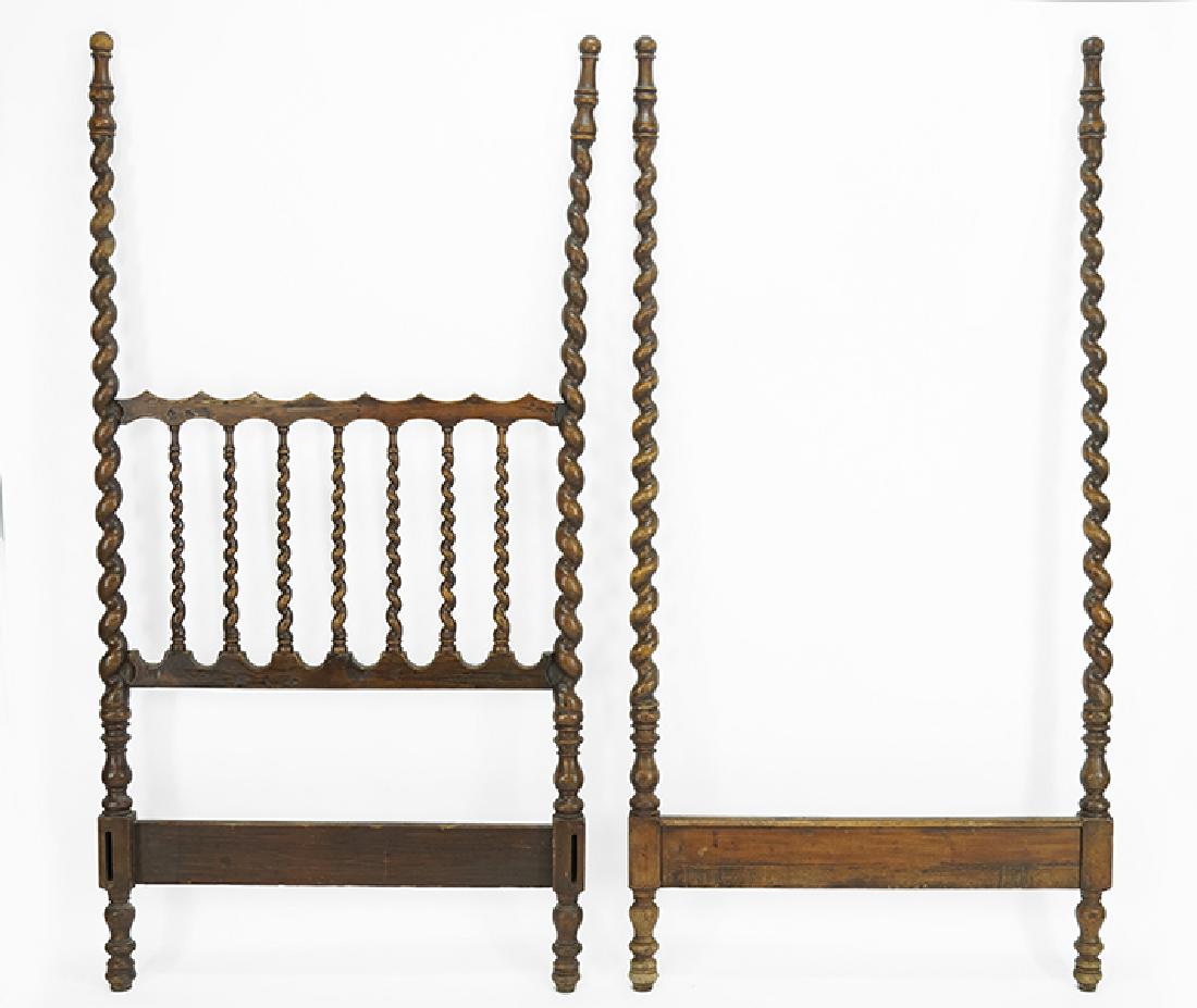 Two Barley Twist Bed Frames. (1 of 1)