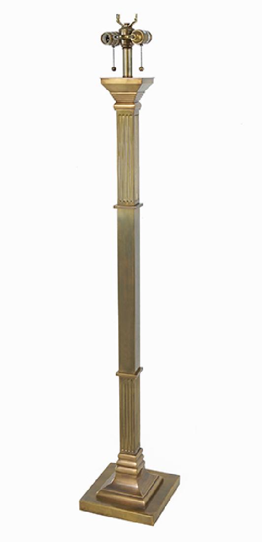 A Frederick Cooper Brass Floor Lamp. (1 of 1)