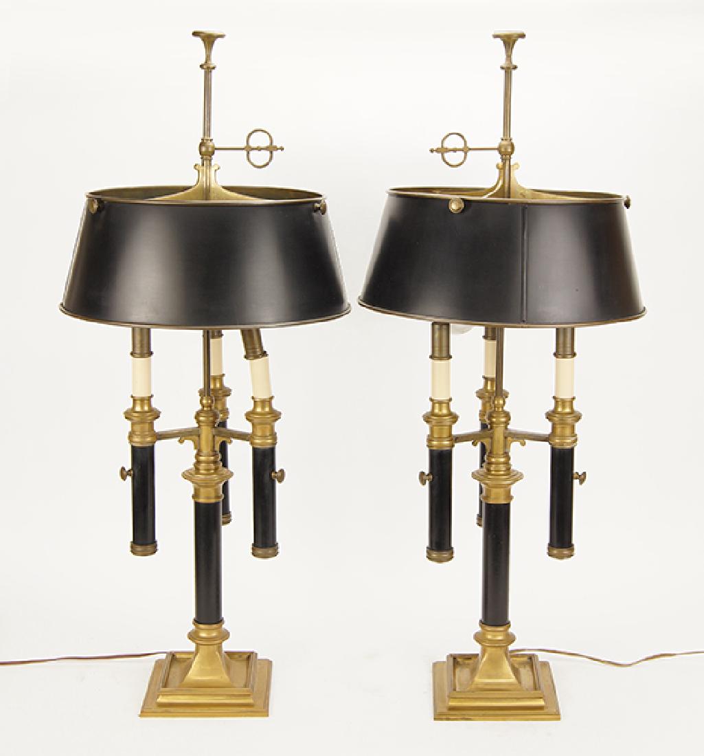 A Pair Of Chapman Five Light Table Lamps. (1 of 6)