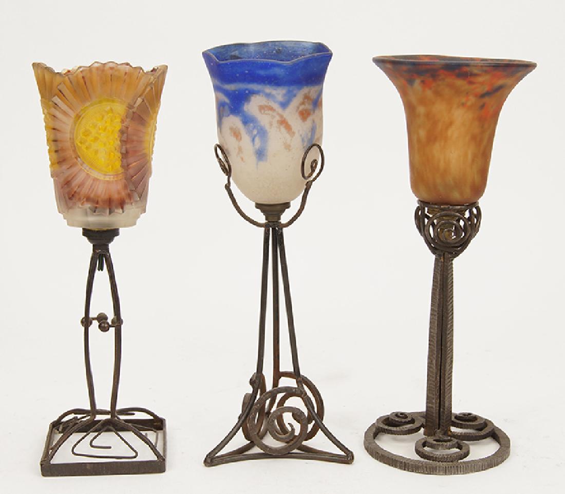 Three Fer Forge Style Table Lamps. (1 of 1)