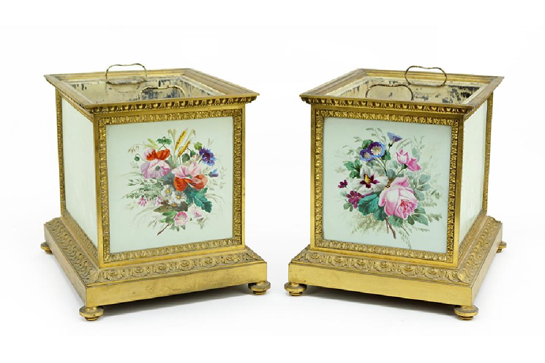 A Pair Of Continental Jardinieres. (1 of 8)