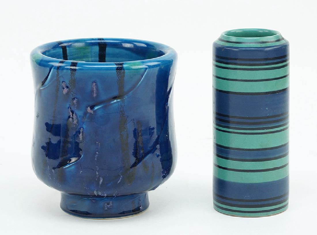 An Alvino Bagni for Raymor Glazed Ceramic Cache Pot. (1 of 1)