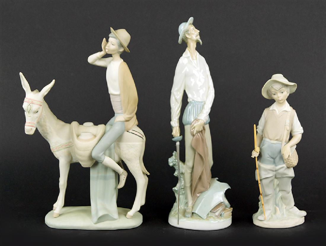 Two Lladro Matte Glaze Porcelain Figures. (1 of 1)