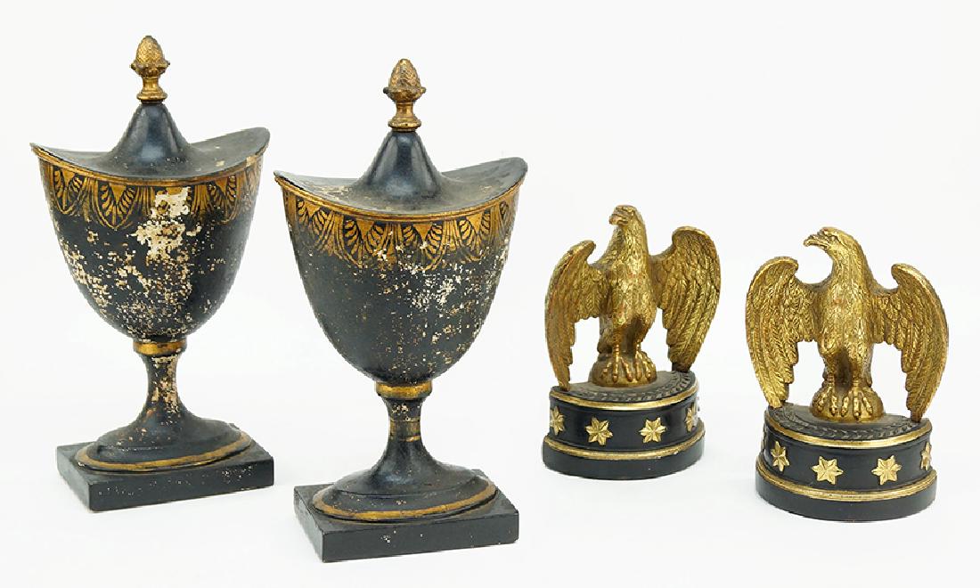 A Pair of Borghese Eagle Form Bookends. (1 of 1)