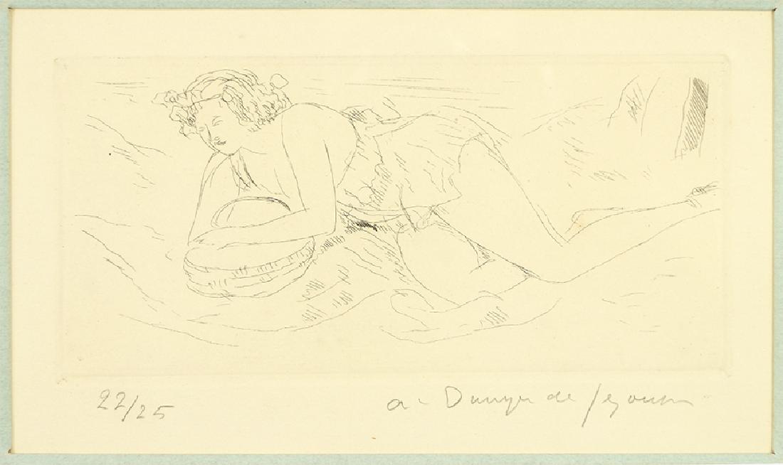 Andre Dunoyer de Segonzac (french, 1884-1974) Nu (1 of 1)