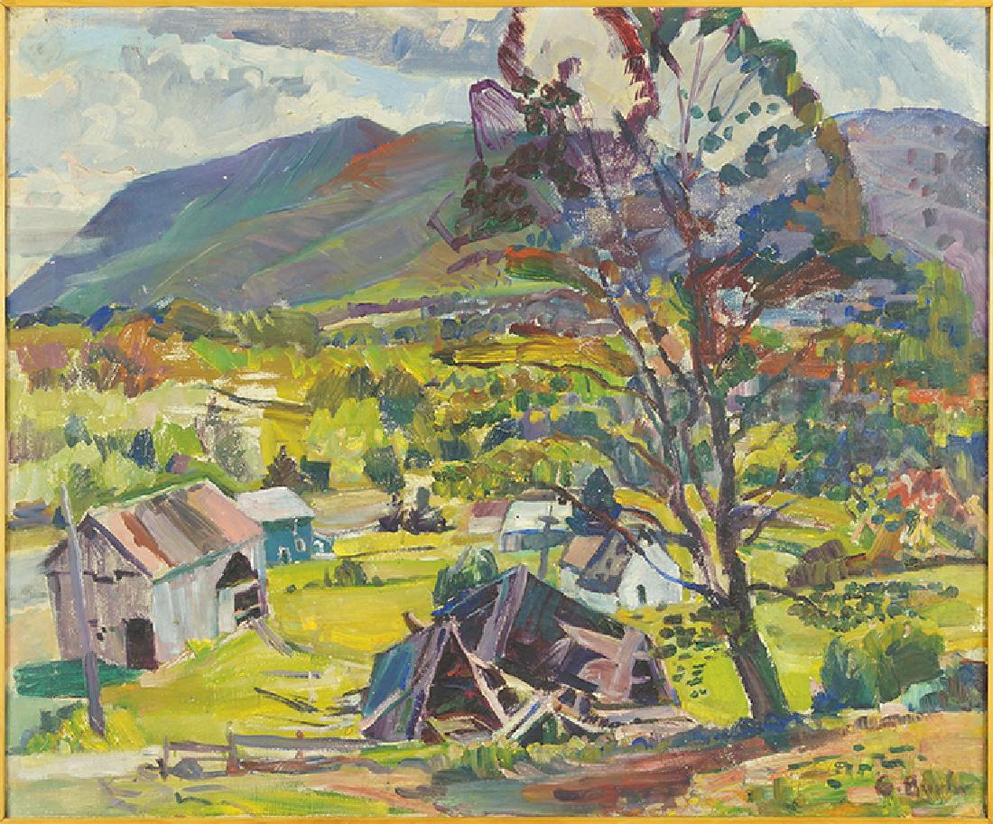 George Buehr (American, 1905, 1983) Mountain Valley. (1 of 2)