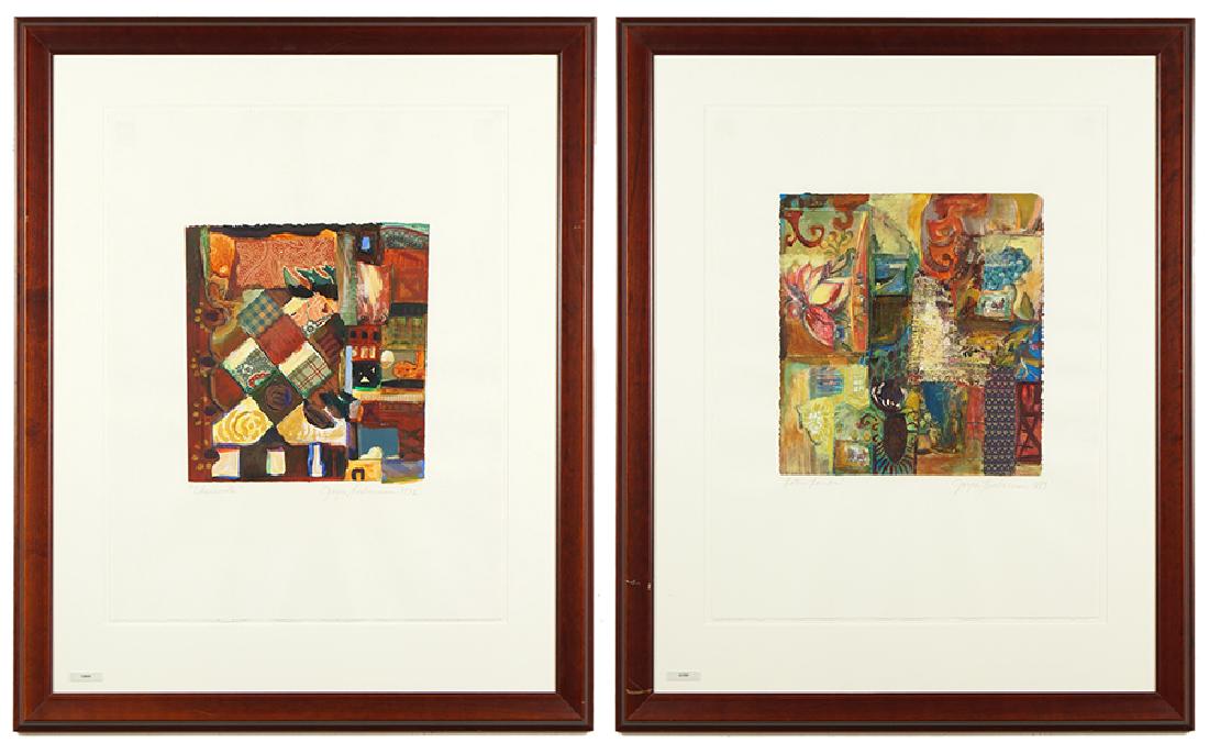 Joyce Lieberman (American, Contemporary) Two Works. (1 of 2)