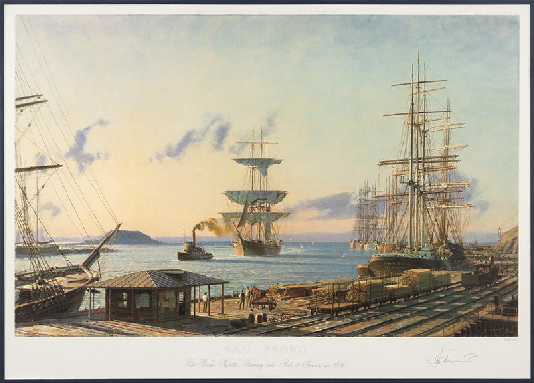 John Stobart (American, B. 1929) San Pedro. (1 of 1)
