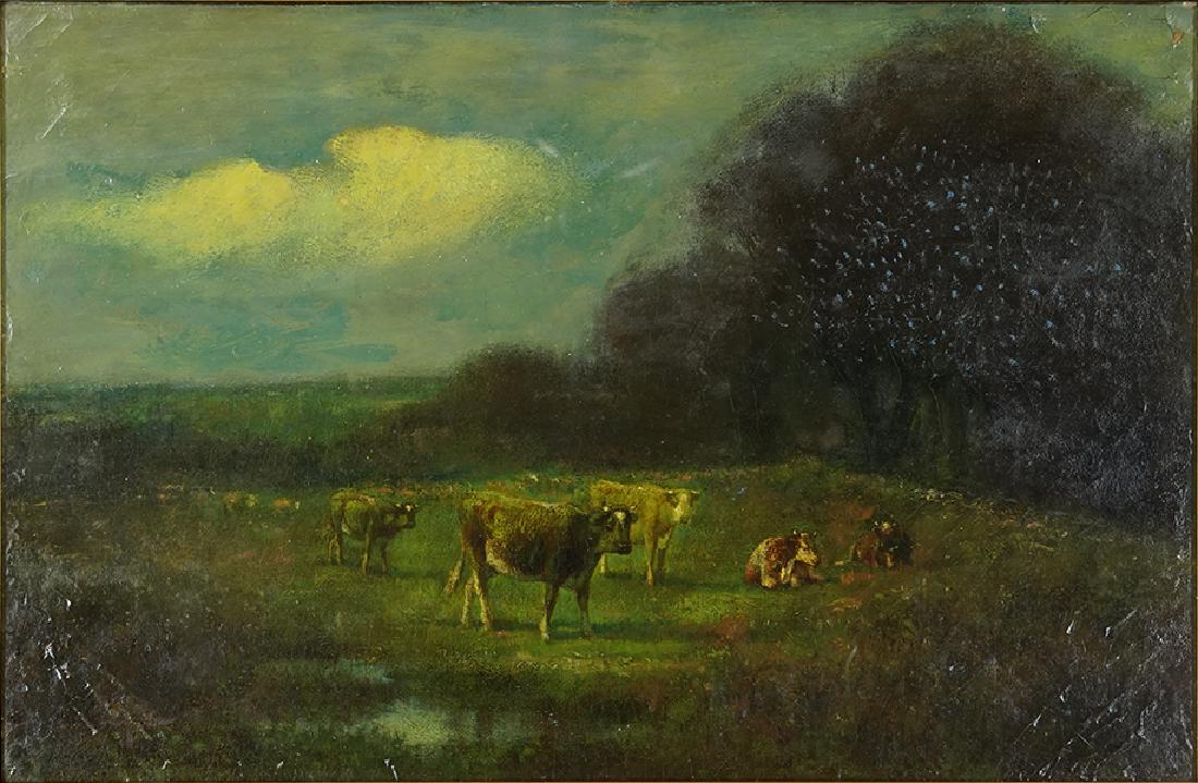 James McDougal Hart (American, 1828-1901) Bucolic (1 of 3)