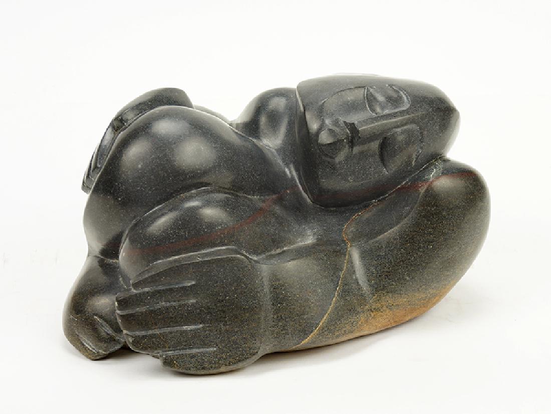 An African Serpentine Sculpture. (1 of 1)