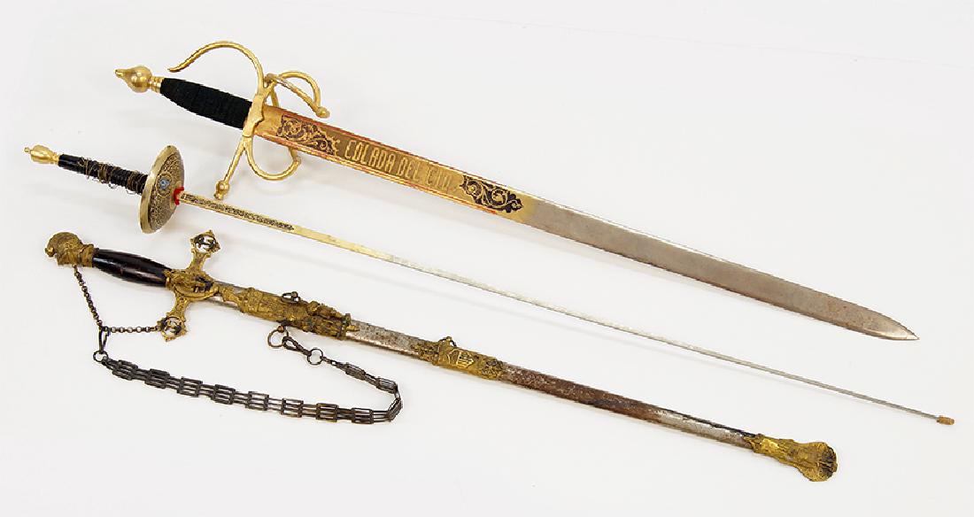 A Collection Of Decorative Swords. (1 of 2)