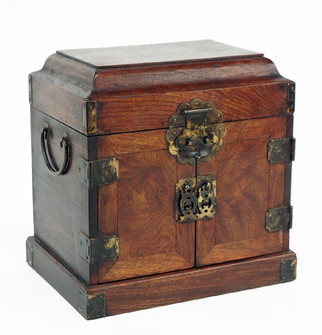 A Chinese Burlwood Box. (1 of 11)