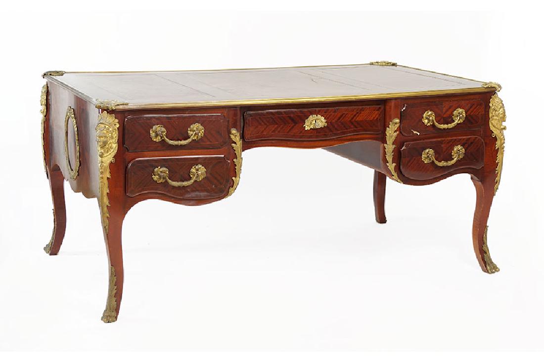 A Louis XV Style Bureau Plat. (1 of 2)