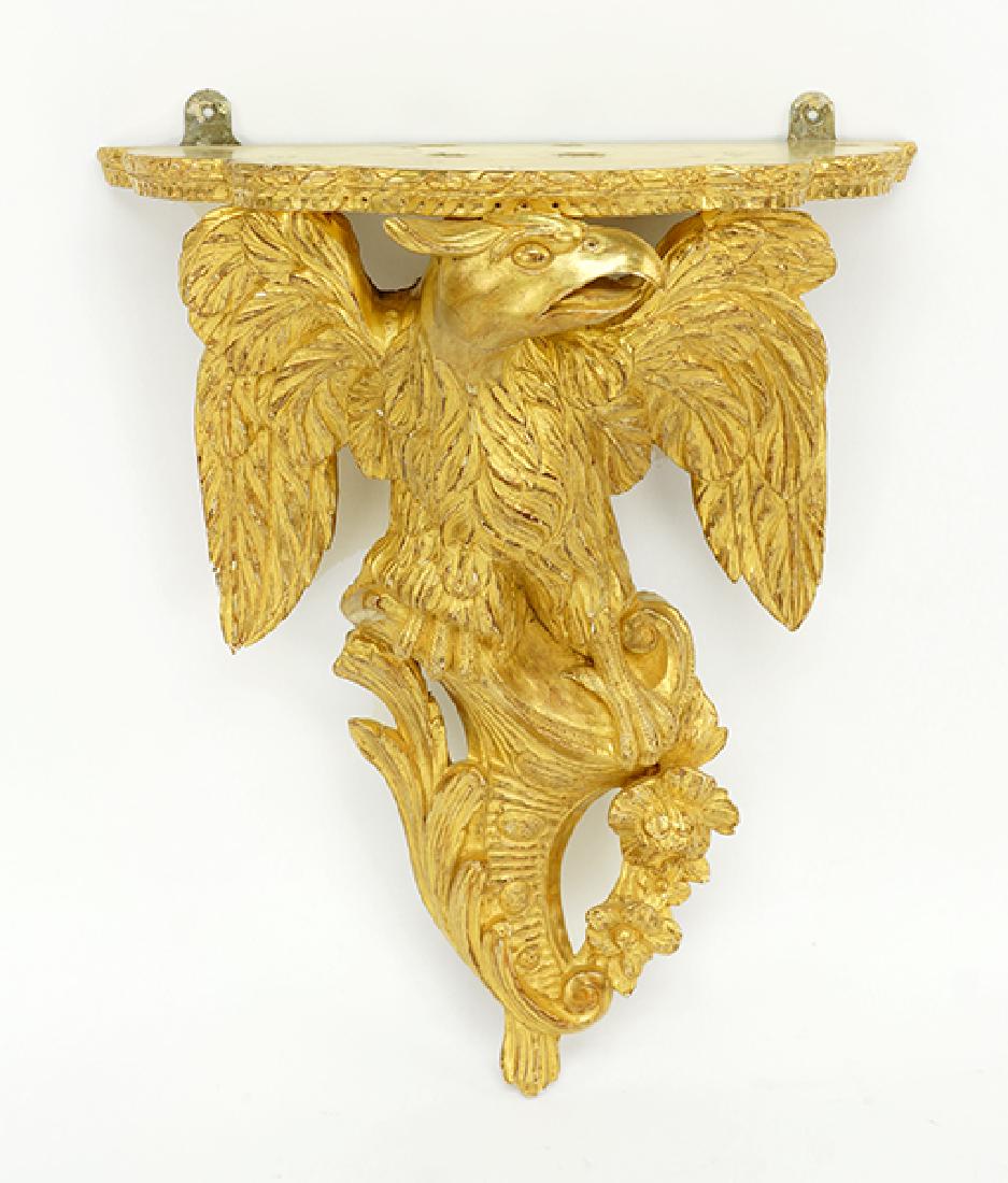 A Federal Style Carved GIltwood Wall Bracket. (1 of 1)