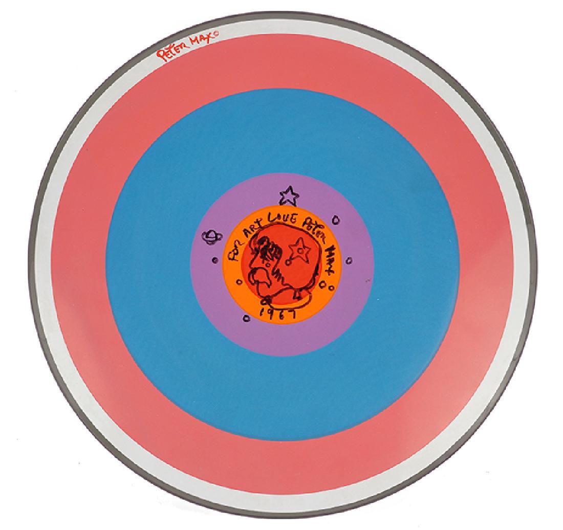 Peter Max (American, B. 1937) Self-Portrait. (1 of 2)